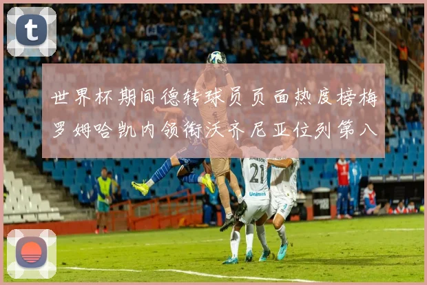 世界杯期间德转球员页面热度榜梅罗姆哈凯内领衔沃齐尼亚位列第八